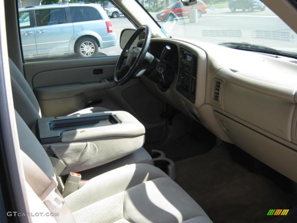 2005 Silverado 1500 LS Crew Cab - Dark Green Metallic / Tan photo #5