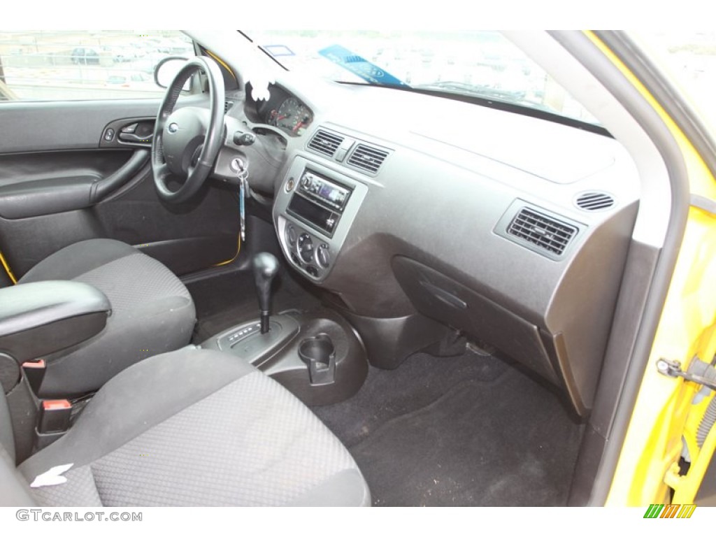 2007 Focus ZX5 SE Hatchback - Screaming Yellow / Charcoal/Light Flint photo #25