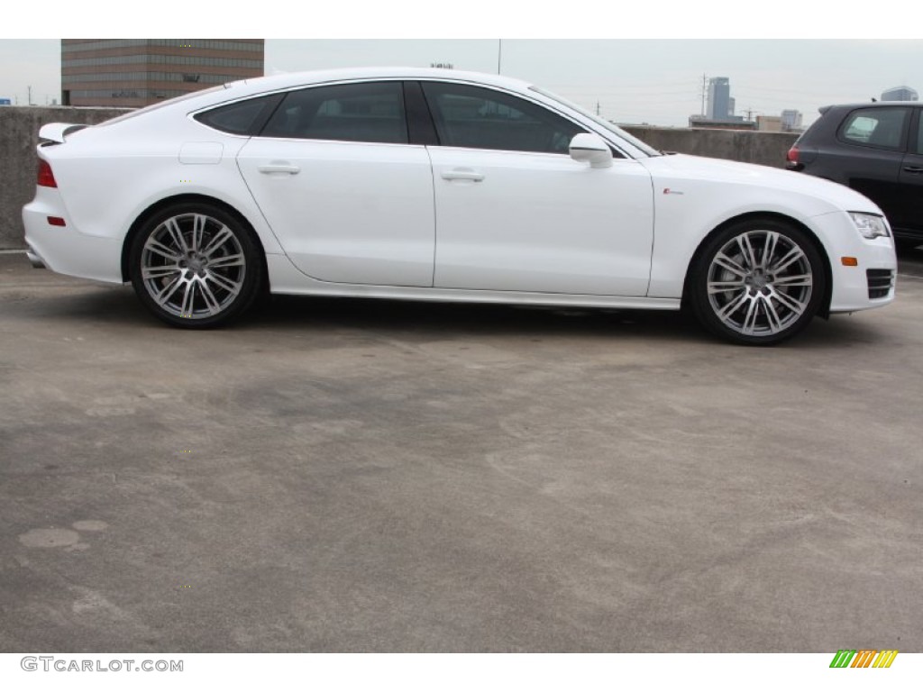 Ibis White 2012 Audi A7 3.0T quattro Premium Exterior Photo #72332666