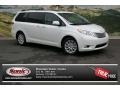 Super White 2013 Toyota Sienna Limited AWD