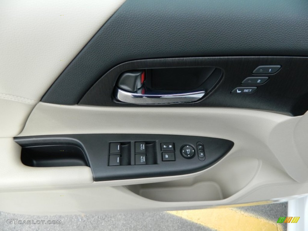 2013 Accord EX-L Sedan - White Orchid Pearl / Ivory photo #13