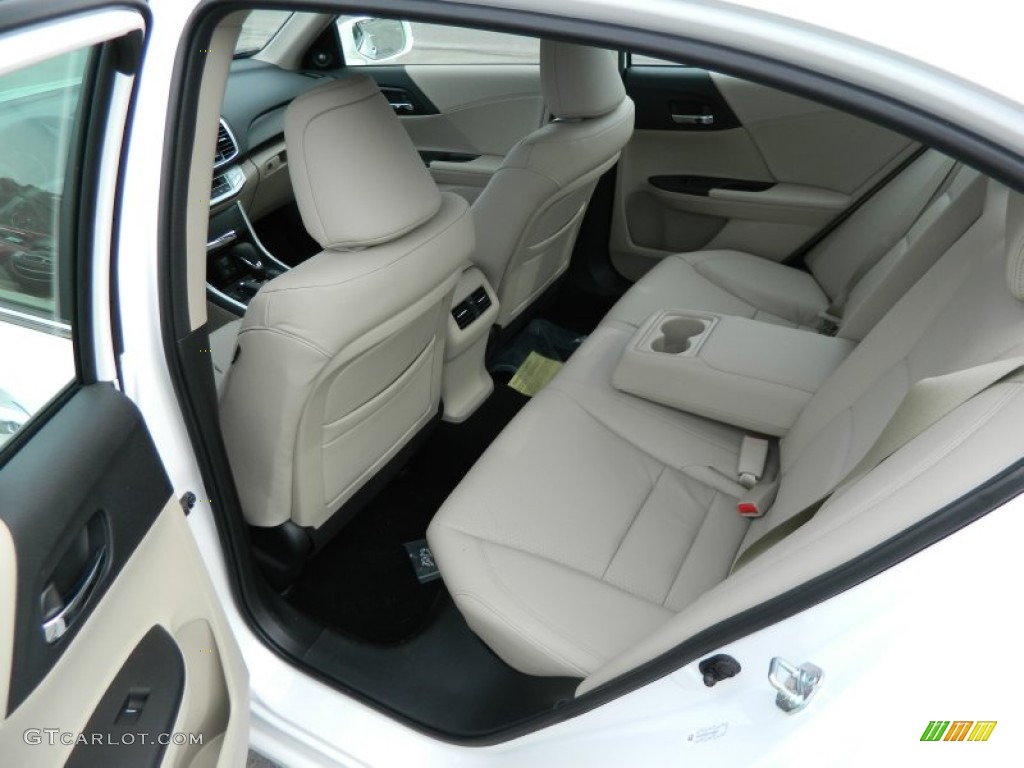 2013 Accord EX-L Sedan - White Orchid Pearl / Ivory photo #14