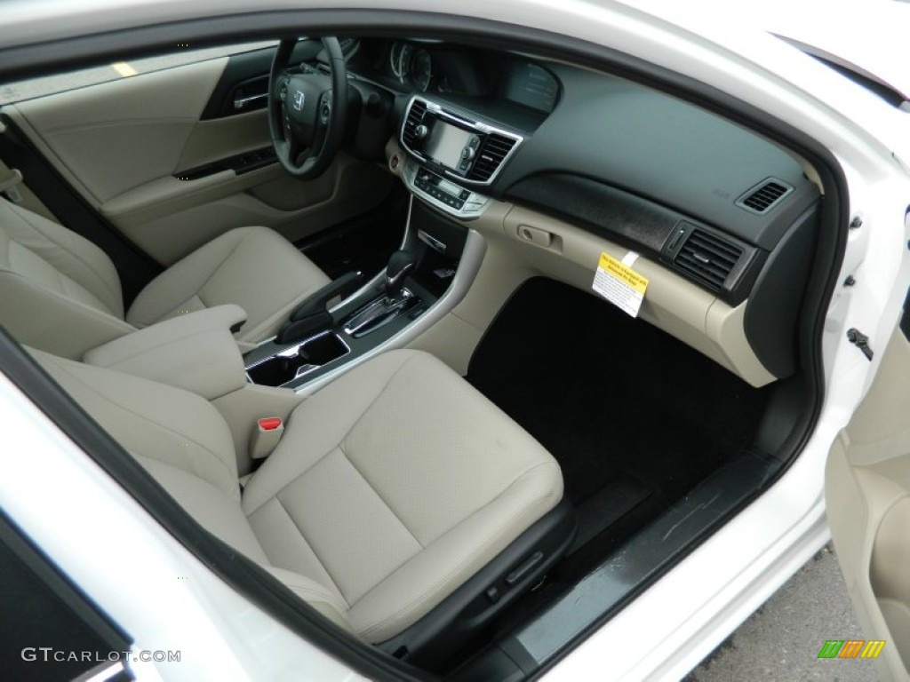2013 Accord EX-L Sedan - White Orchid Pearl / Ivory photo #17