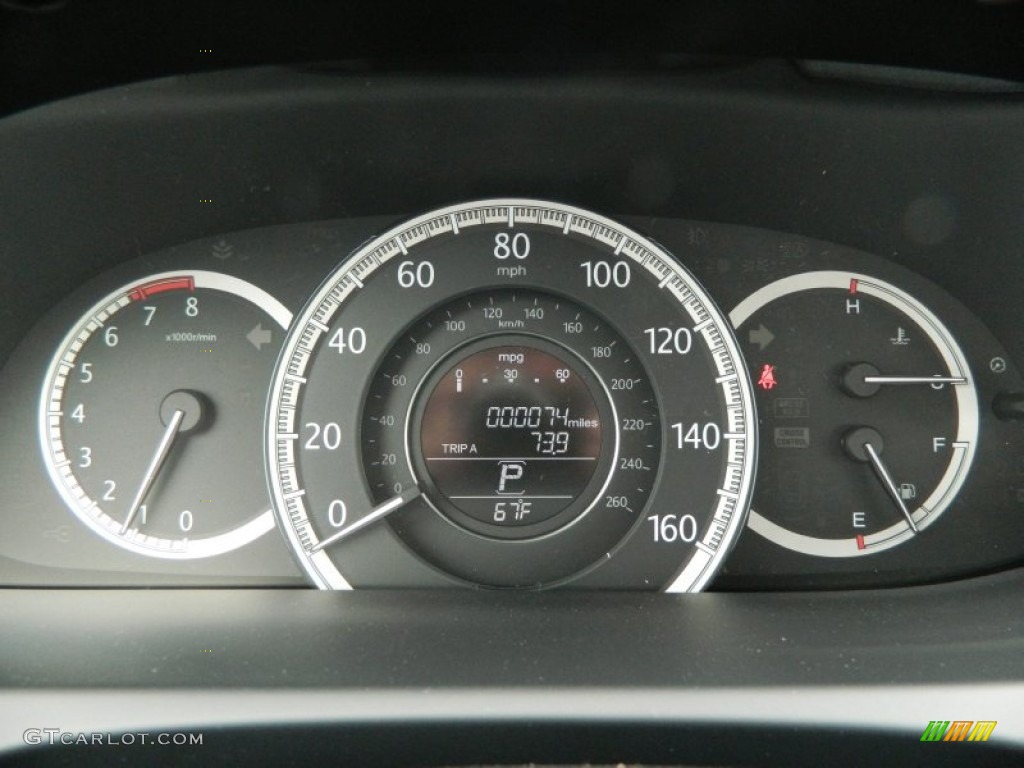 2013 Accord EX-L Sedan - White Orchid Pearl / Ivory photo #28