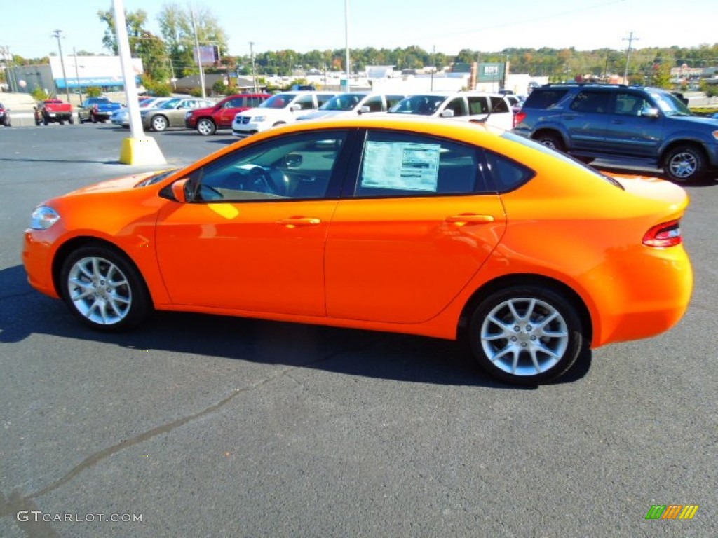Header Orange 2013 Dodge Dart SXT Exterior Photo #72334634