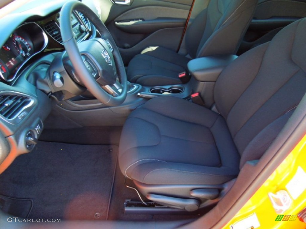 Black Interior 2013 Dodge Dart SXT Photo #72334712