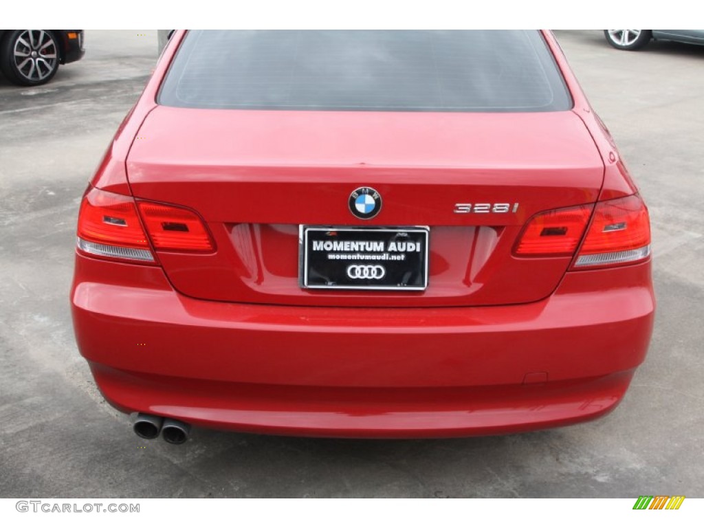 2009 3 Series 328i Coupe - Crimson Red / Cream Beige Dakota Leather photo #6