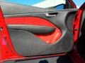 Black/Ruby Red 2013 Dodge Dart Rallye Door Panel