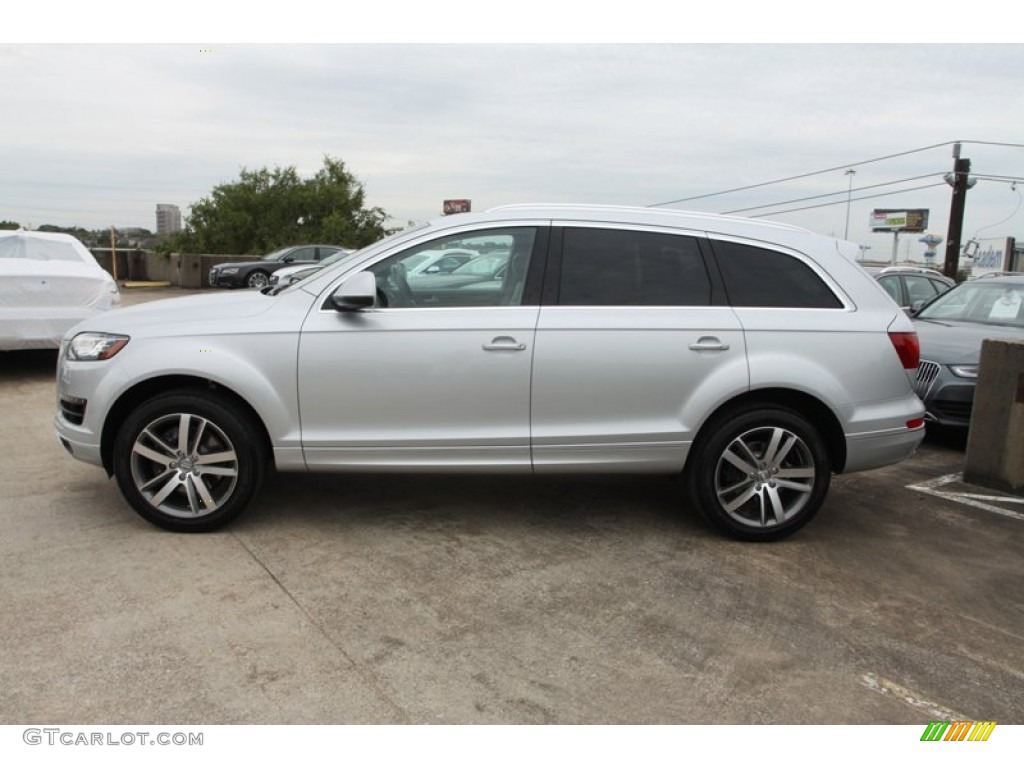 Ice Silver Metallic 2013 Audi Q7 3.0 TFSI quattro Exterior Photo #72335653