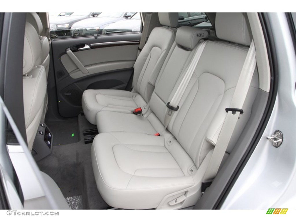 Limestone Gray Interior 2013 Audi Q7 3.0 TFSI quattro Photo #72335762