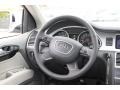 Limestone Gray Steering Wheel Photo for 2013 Audi Q7 #72335807
