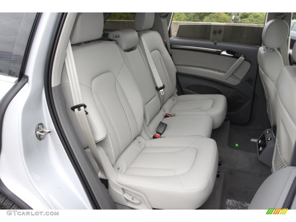 Limestone Gray Interior 2013 Audi Q7 3.0 TFSI quattro Photo #72335942