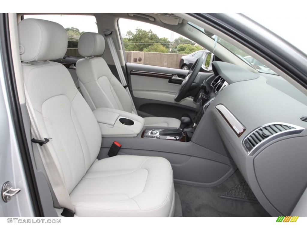 Limestone Gray Interior 2013 Audi Q7 3.0 TFSI quattro Photo #72335963