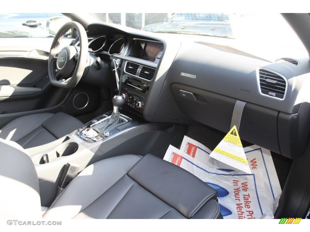 2013 Audi S5 3.0 TFSI quattro Coupe Black Dashboard Photo #72336253