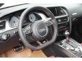 Black/Magma Red 2013 Audi S5 3.0 TFSI quattro Coupe Steering Wheel