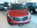 2012 Signal Red Kia Sportage LX  photo #2