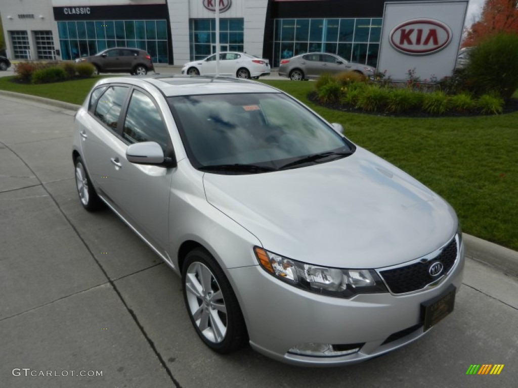 Bright Silver Kia Forte