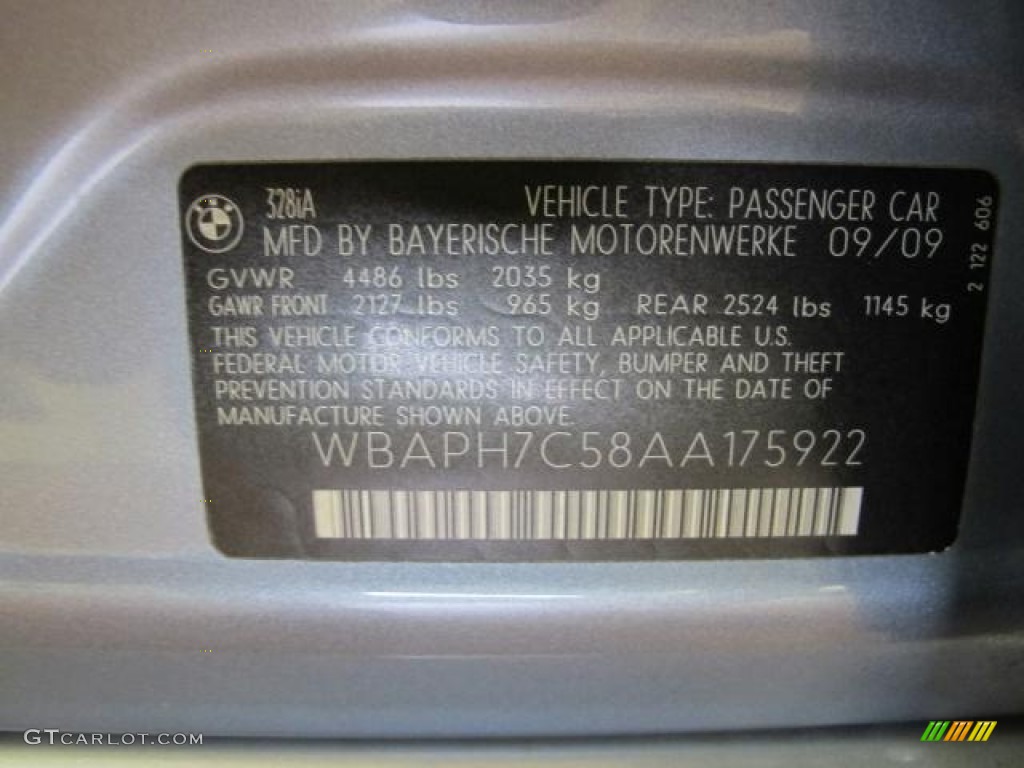 2010 3 Series 328i Sedan - Blue Water Metallic / Gray Dakota Leather photo #19