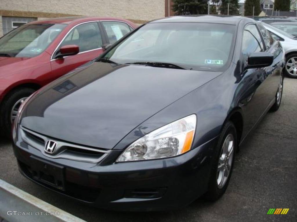 2006 Accord LX Coupe - Graphite Pearl / Black photo #1