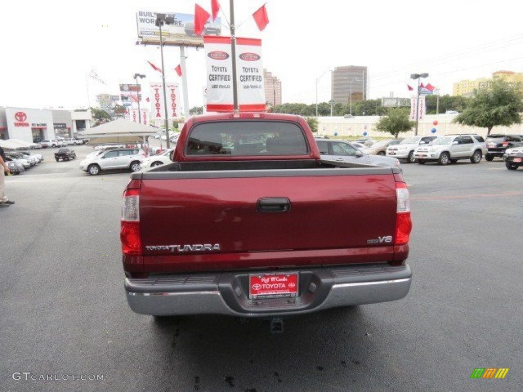 2006 Tundra SR5 Double Cab - Salsa Red Pearl / Taupe photo #6
