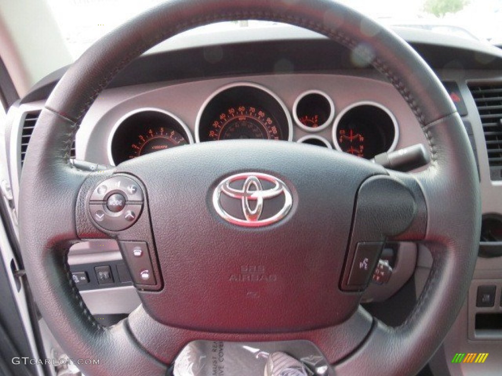 2011 Tundra SR5 CrewMax - Super White / Graphite Gray photo #16