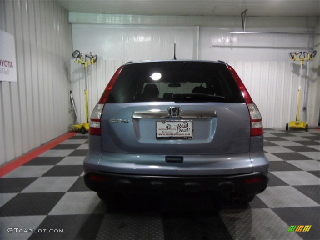 2009 CR-V EX - Glacier Blue Metallic / Gray photo #6
