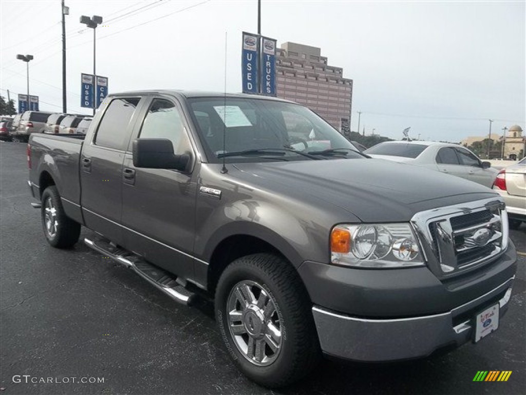 2007 F150 XLT SuperCrew - Dark Shadow Grey Metallic / Medium Flint photo #1