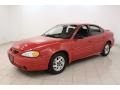 2002 Bright Red Pontiac Grand Am SE Sedan  photo #3