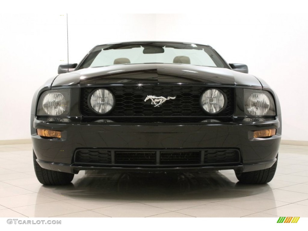 2007 Mustang GT Premium Convertible - Black / Medium Parchment photo #4