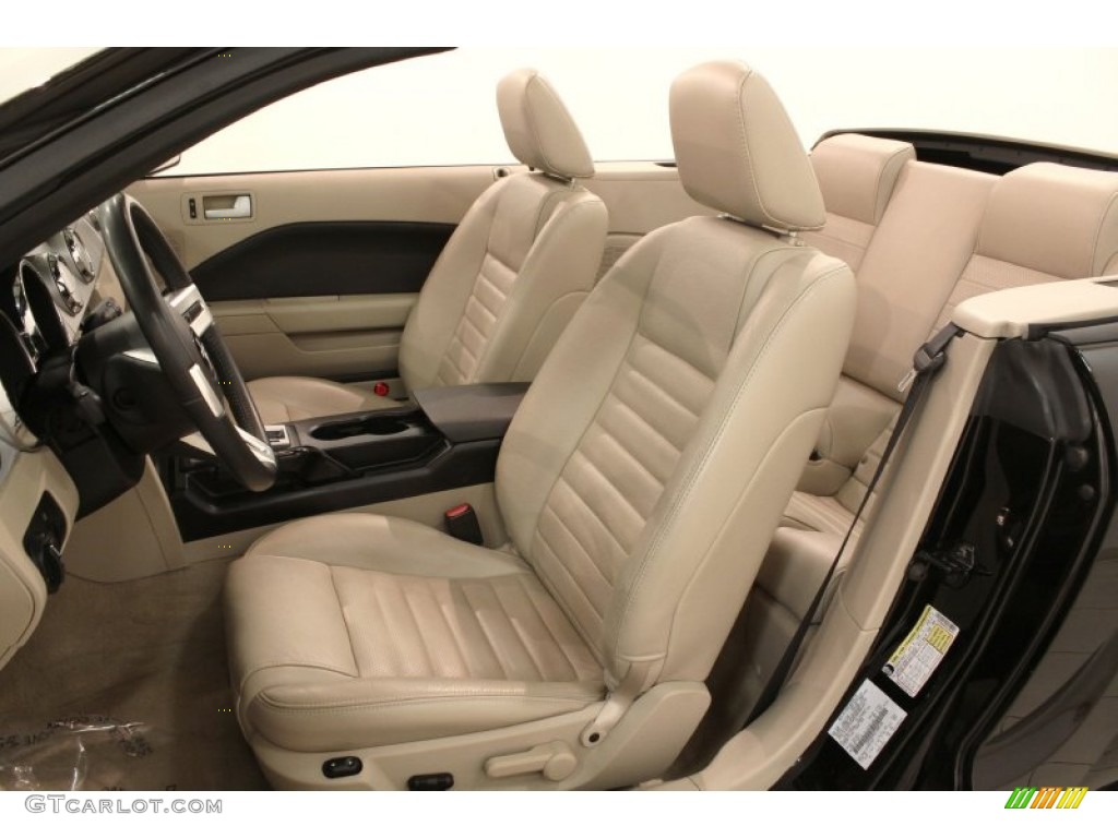 Medium Parchment Interior 2007 Ford Mustang GT Premium Convertible Photo #72343809