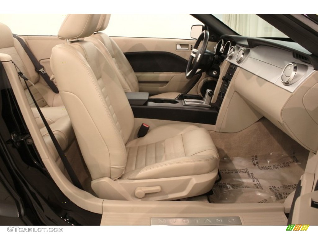 2007 Mustang GT Premium Convertible - Black / Medium Parchment photo #21
