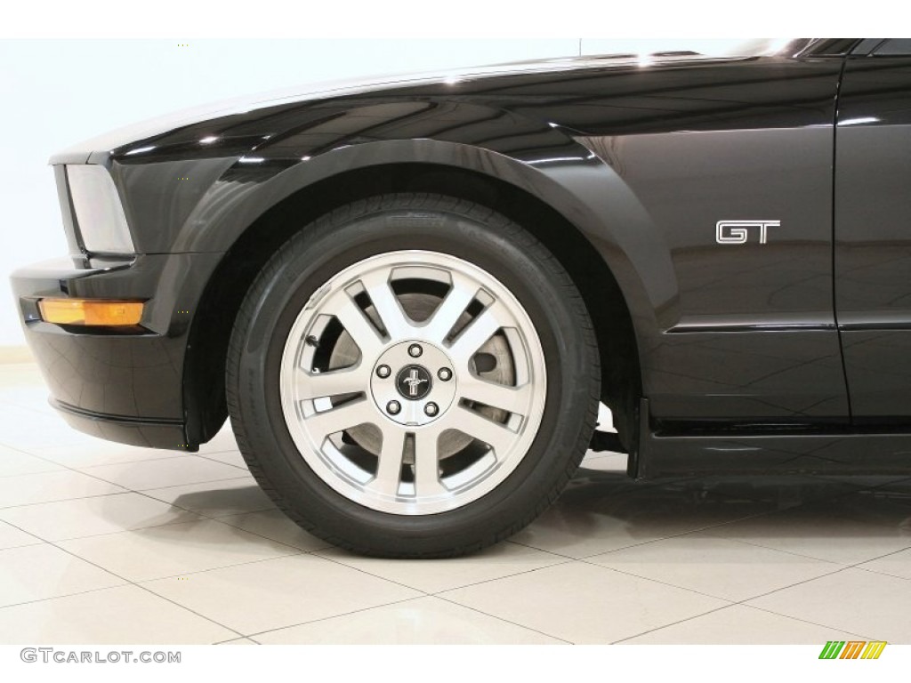 2007 Mustang GT Premium Convertible - Black / Medium Parchment photo #28