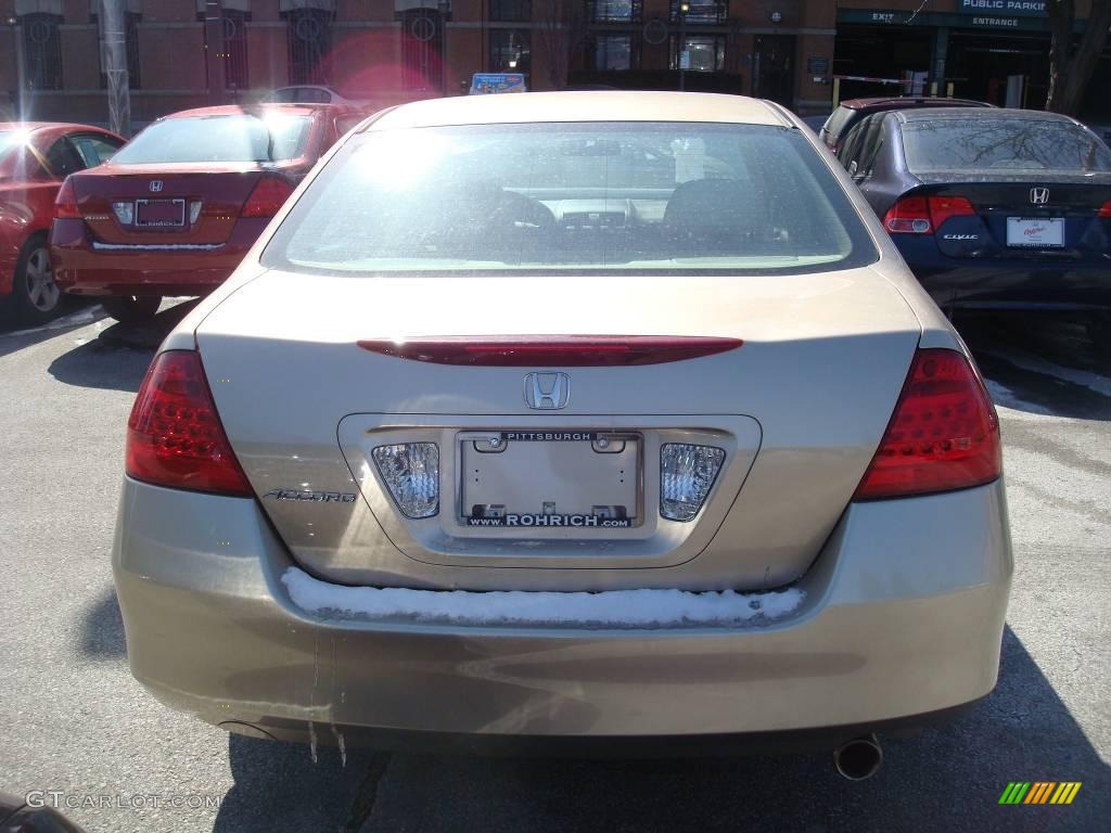 2006 Accord LX Sedan - Desert Mist Metallic / Ivory photo #3