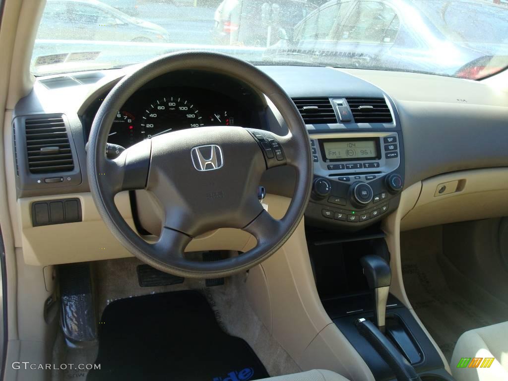2006 Accord LX Sedan - Desert Mist Metallic / Ivory photo #12