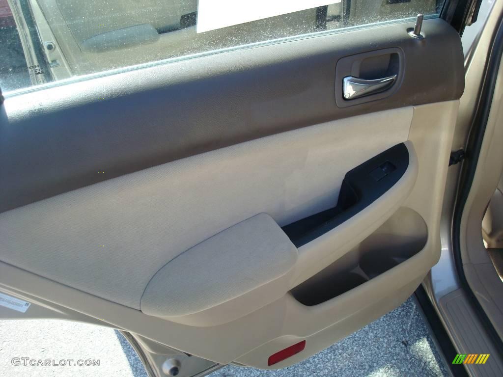 2006 Accord LX Sedan - Desert Mist Metallic / Ivory photo #13