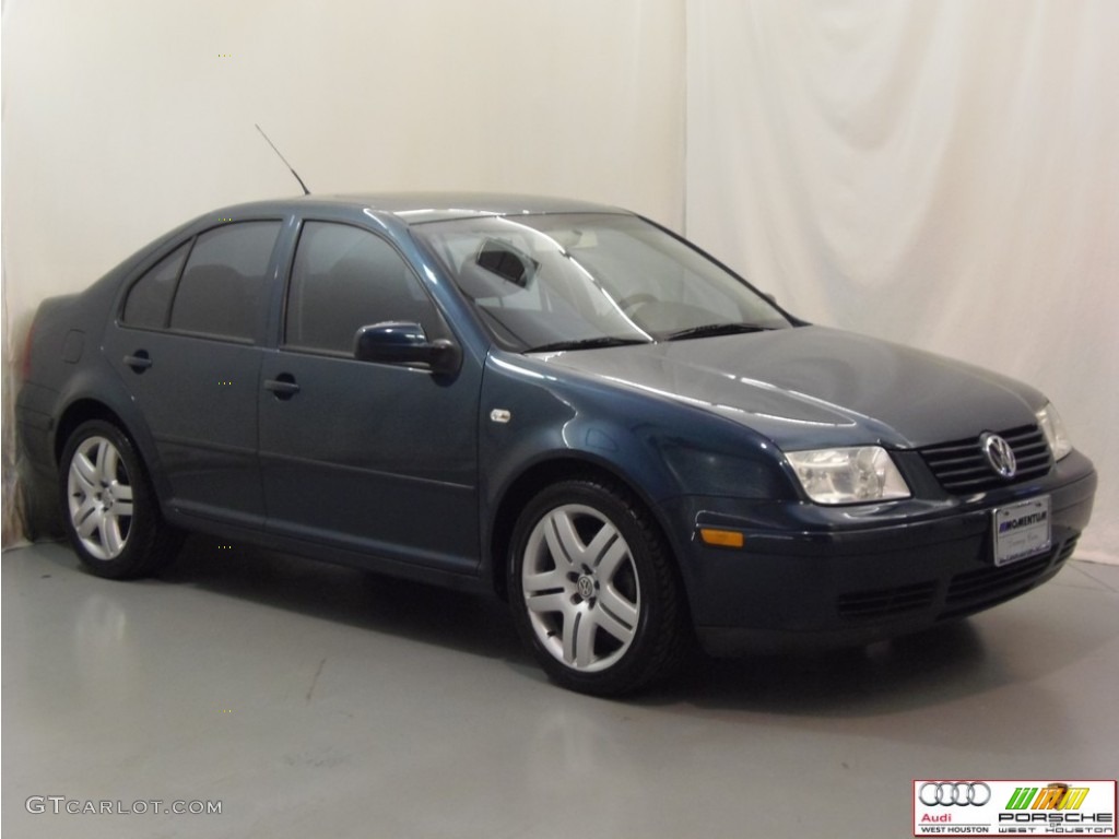 2001 Jetta GLS Sedan - Baltic Green / Black photo #2