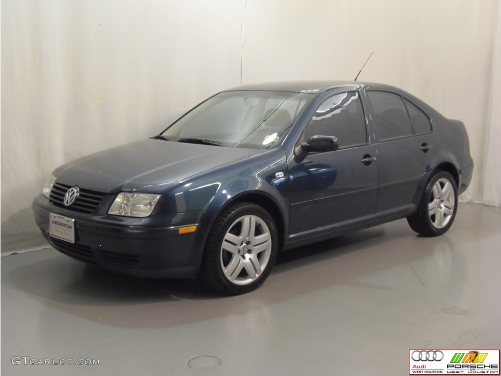 2001 Jetta GLS Sedan - Baltic Green / Black photo #3