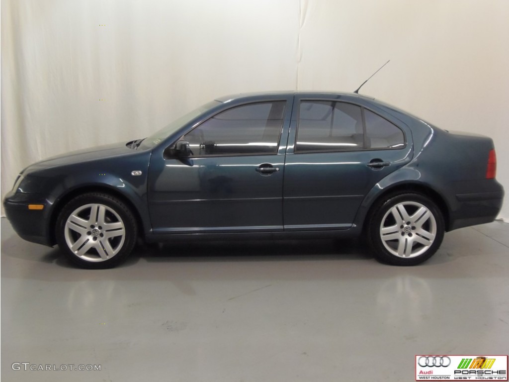 2001 Jetta GLS Sedan - Baltic Green / Black photo #4