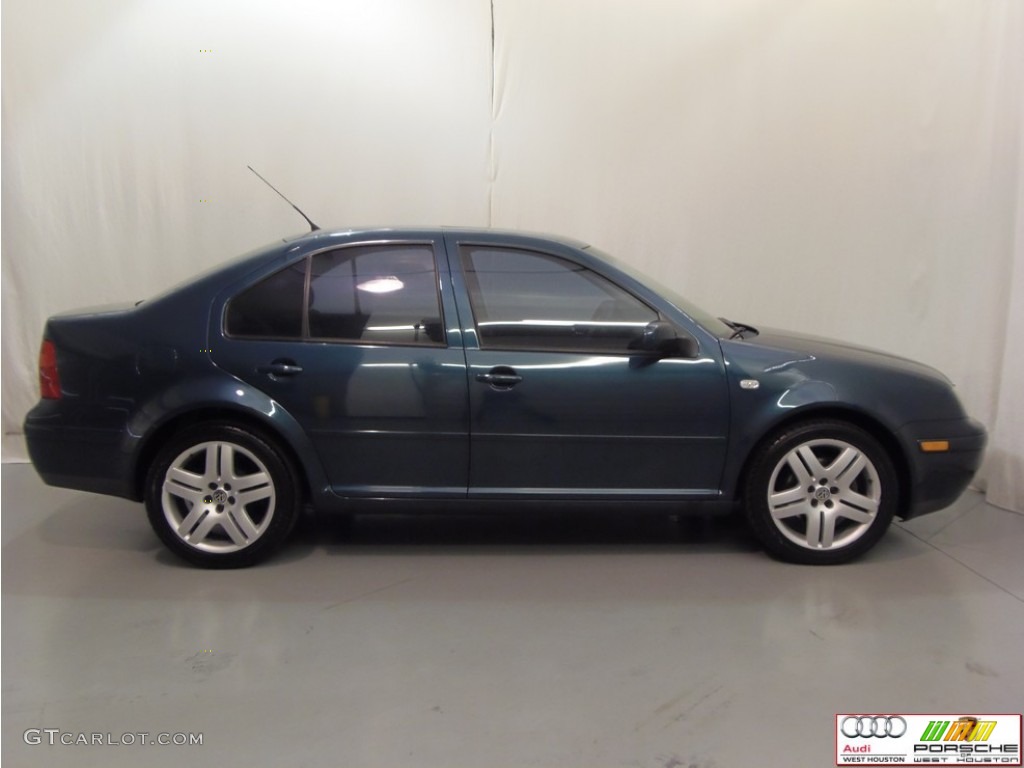 2001 Jetta GLS Sedan - Baltic Green / Black photo #5