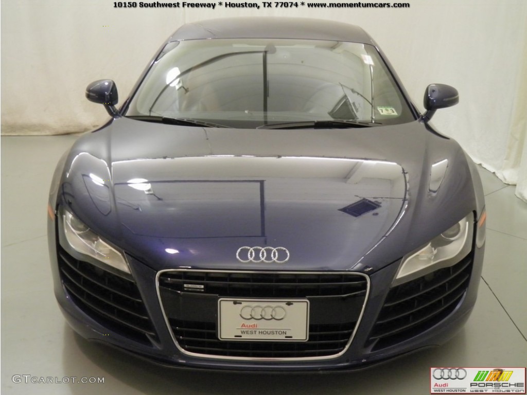 2009 R8 4.2 FSI quattro - Mugello Blue Pearl Effect / Fine Nappa Tuscan Brown Leather photo #19