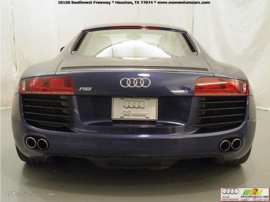 2009 R8 4.2 FSI quattro - Mugello Blue Pearl Effect / Fine Nappa Tuscan Brown Leather photo #20
