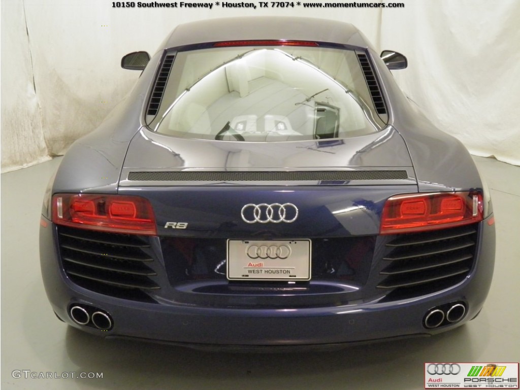 2009 R8 4.2 FSI quattro - Mugello Blue Pearl Effect / Fine Nappa Tuscan Brown Leather photo #21