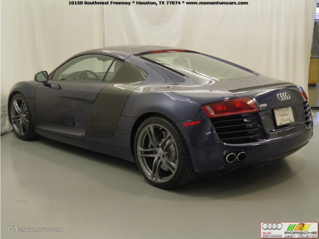 2009 R8 4.2 FSI quattro - Mugello Blue Pearl Effect / Fine Nappa Tuscan Brown Leather photo #22