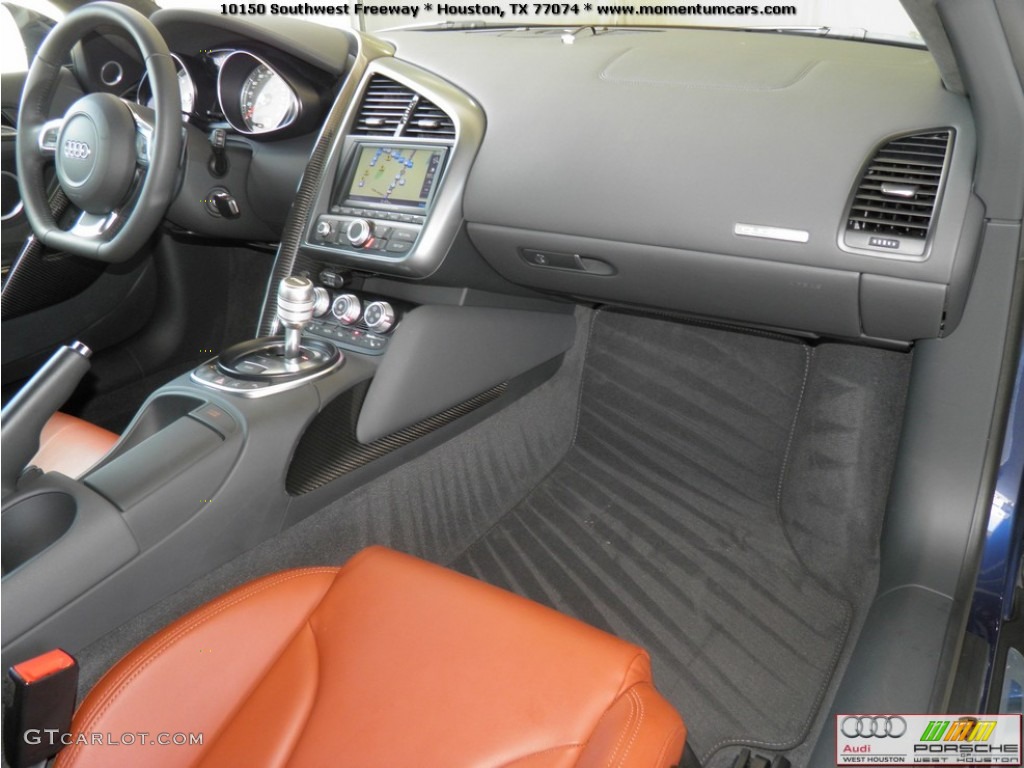 2009 R8 4.2 FSI quattro - Mugello Blue Pearl Effect / Fine Nappa Tuscan Brown Leather photo #26