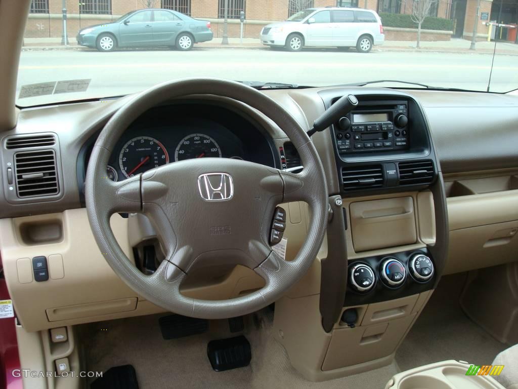2006 CR-V LX 4WD - Redondo Red Pearl / Ivory photo #11