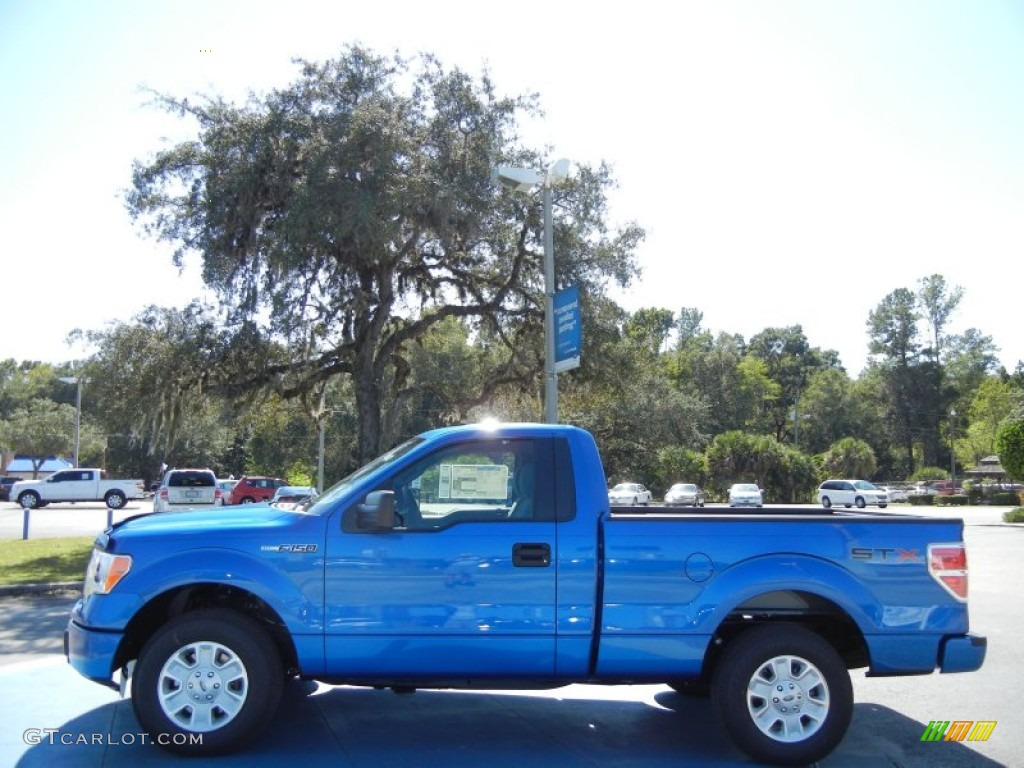 Blue Flame Metallic 2013 Ford F150 STX Regular Cab Exterior Photo #72347946