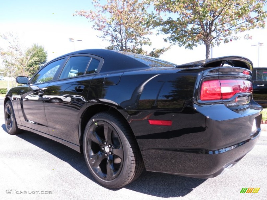 Pitch Black 2013 Dodge Charger SXT Exterior Photo #72348111