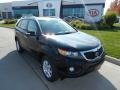 2013 Ebony Black Kia Sorento LX  photo #1