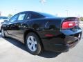 2013 Pitch Black Dodge Charger SE  photo #2