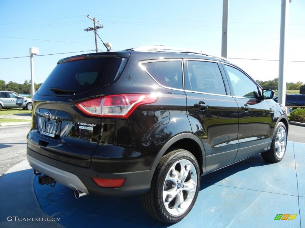 2013 Escape Titanium 2.0L EcoBoost - Tuxedo Black Metallic / Charcoal Black photo #3